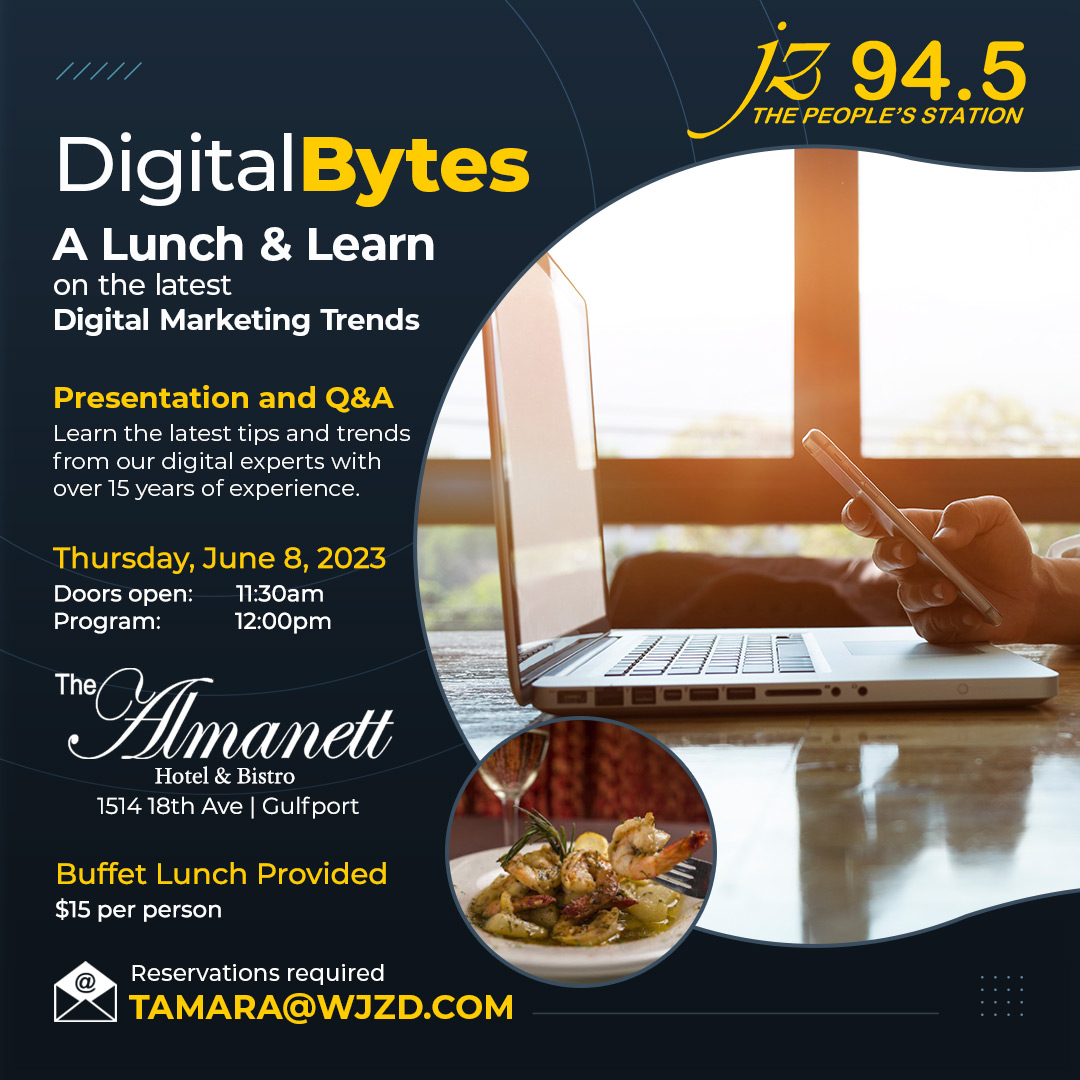 Registration Open - DigitalBytes: A Lunch & Learn on the Latest Digital Marketing Trends